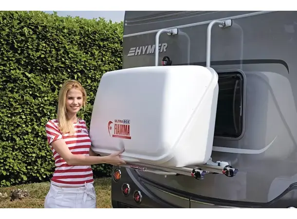 Fiamma bagasjeboks for sykkelstativ | Caravan.no