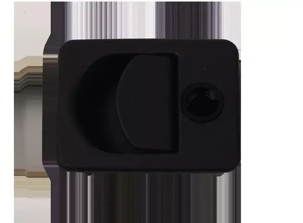 Innfelt dørhåndtak svart – Dørtykkelse 28-35 mm | Caravan.no