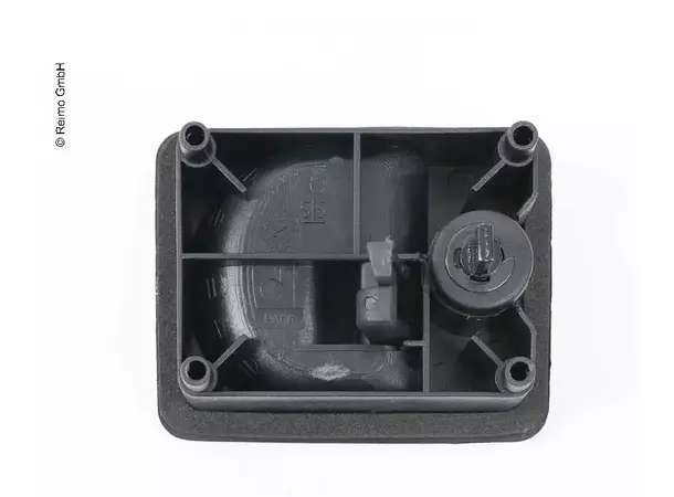 Innfelt dørhåndtak svart – Dørtykkelse 28-35 mm | Caravan.no