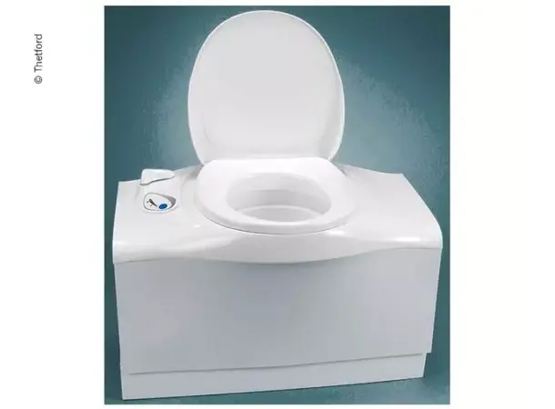 Kassett-toalett C402-X elektrisk hvit Venstre 
