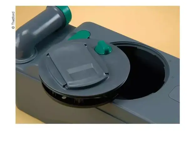 Kassett-toalett C402-X elektrisk hvit – Venstre | Caravan.no