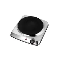 Kokeplate enkel 18,5cm 1500W sølvgrå 