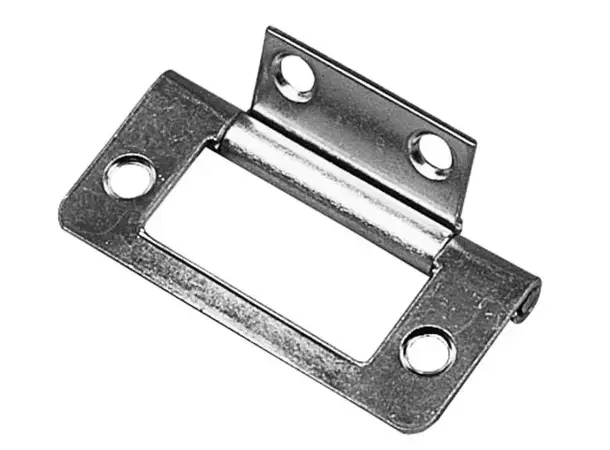 Lukehengsel rett 50 mm 1 stk nikkel 