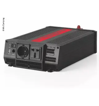 Mc Camping sinusinverter 1500W Inklusiv fjerbetjeningspanel