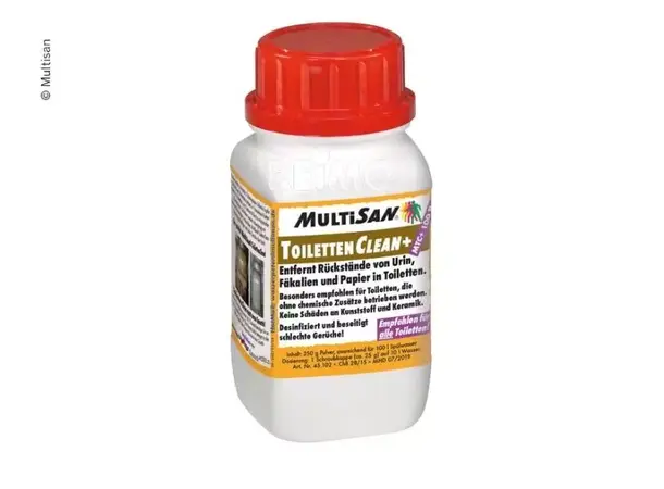 Multisan toilet clean pulver 250 g | Caravan.no