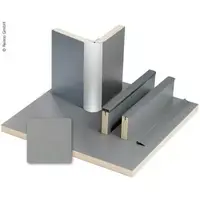 Møbelplate 15 mm antrasitt metallic 60x120 cm