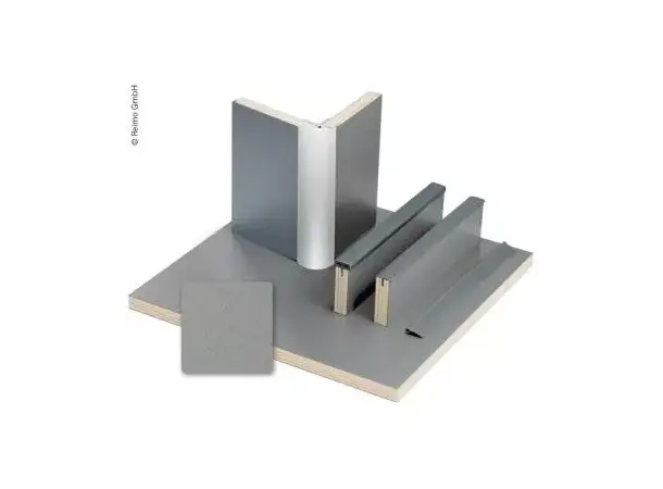 Møbelplate 15 mm antrasitt metallic 60x120 cm 