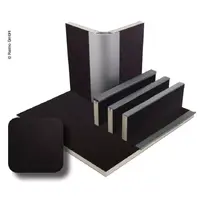 Møbelplate 15 mm matt svart 122x244 cm