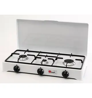 Parker kokeapparat 3-bluss 30 mbar 3,5 / 3,5 / 0,65 kW