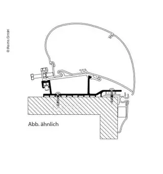 Roof adapter Hobby caravan 2009