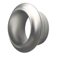 Rosett for push-lock mini krompolert For veggstyrke 16 mm