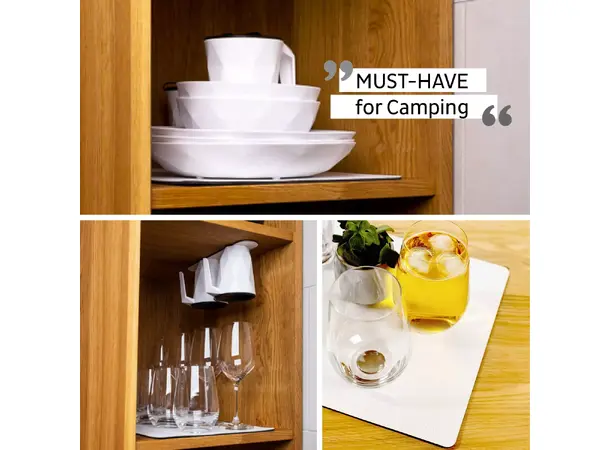 Silwy Metal-Nano-Gel-Pad 40x27 cm hvit | Caravan.no