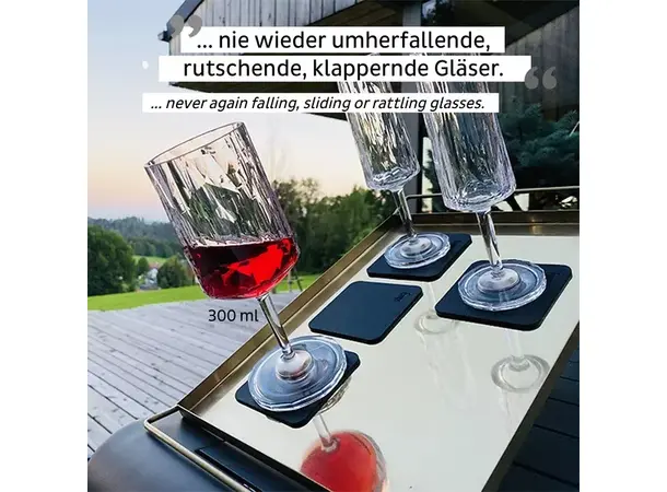 Silwy magnetisk vinglass 0,3 L – Sett på 2 stk | Caravan.no