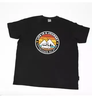 T-skjorte Life Is Journey til herre Størrelse: XXL