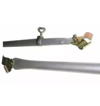 Takstøttestang Ø22 mm i stål 120-200 cm