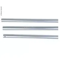 Teltstang med krok Ø25 mm i aluminium 170-260 cm