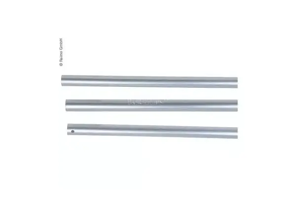 Teltstang med krok Ø25 mm i aluminium 170-260 cm 