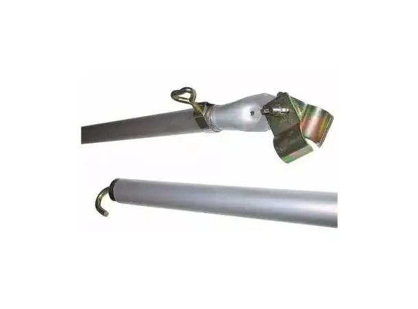 Teltstang med krok Ø25 mm i aluminium 170-260 cm 