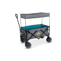 Trekkvogn/strandbuggy svart/petrol Belastning opp til 100 kg