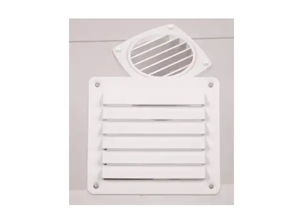 Ventilasjonsgitter hvit – 142x80 mm | Caravan.no