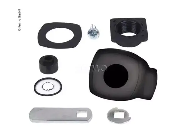 Zadi lukelås firkantet svart | Caravan.no