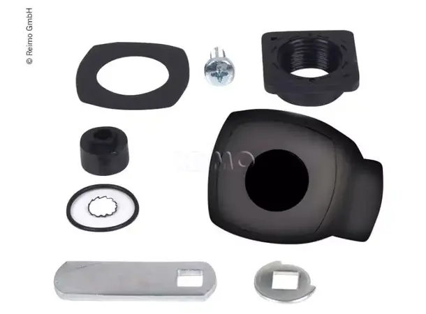 Zadi lukelås firkantet svart | Caravan.no