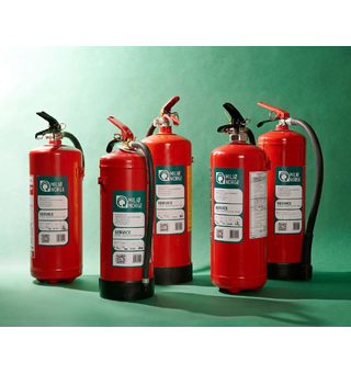 Brannslukningsapparat 2 kg Resirkulert Miljø Norge