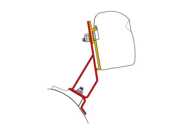 Fiamma adapter til PSA Til Fiamma F43 Van, 98655A090 