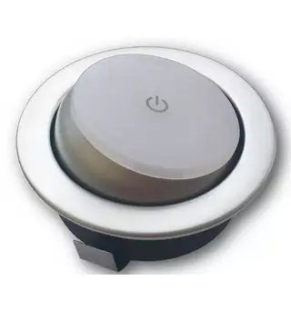 LED-spot innebygget ø69 mm Med berøringsbryter