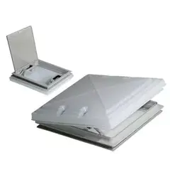 MPK takluke 400x400 mm med myggnett Uten blendingsgardin