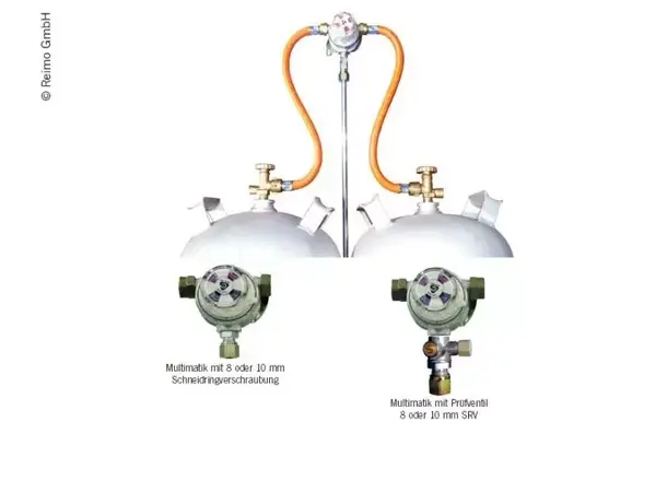 Multimatik 2-flaskeanlegg 10 mm | Caravan.no