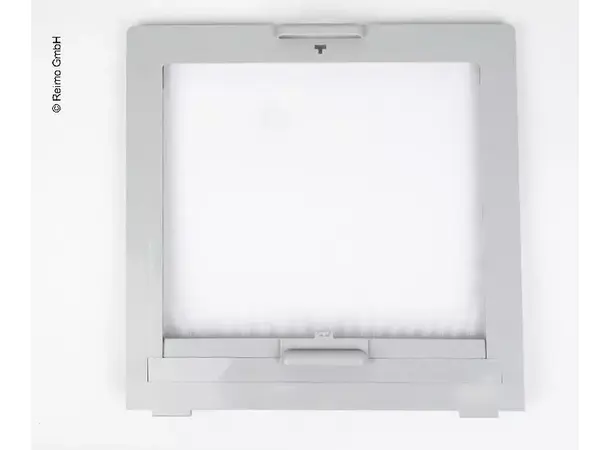 Nettramme med grå rullegardin | Caravan.no