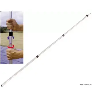 Oppsettstang i aluminium 95-230 cm Ø30 mm