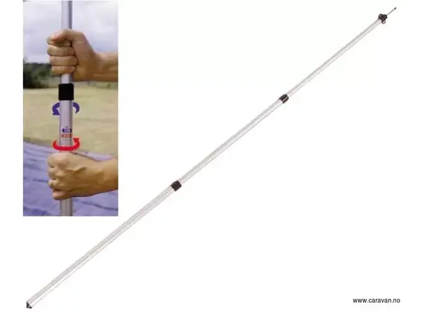 Oppsettstang i aluminium 95-230 cm – Ø30 mm | Caravan.no