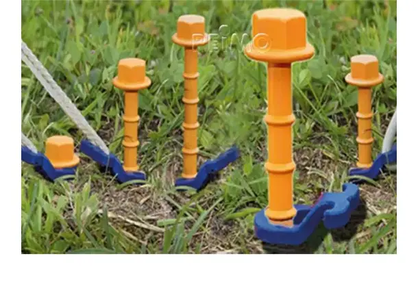 Peggy Peg skrueplugger 20 cm – sett med 12 stk | Caravan.no