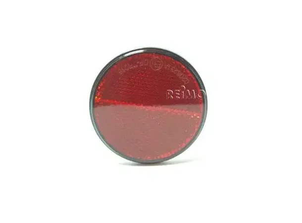 Refleks rund Ø72mm selvklebende rød | Caravan.no