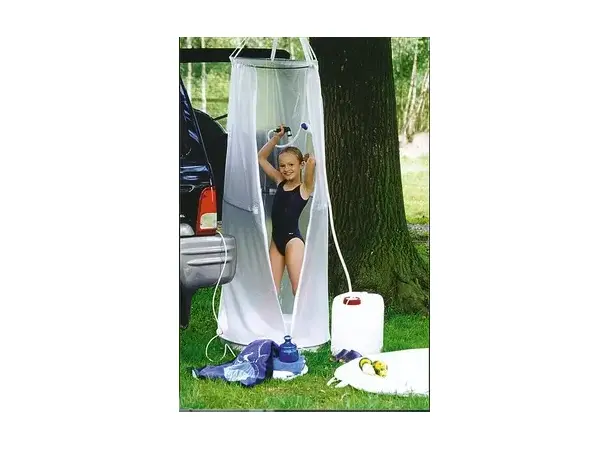 Reisedusj rund med dusjforheng Ø70 cm | Caravan.no