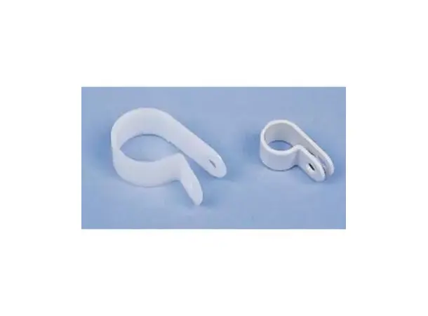 Rørklemme plast 17-18 mm 10x3 mm 5 stk 