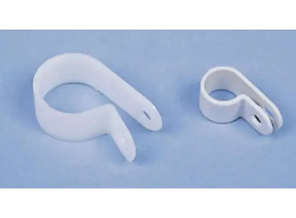 Rørklemme plast 17-18 mm 10x3 mm 5 stk 