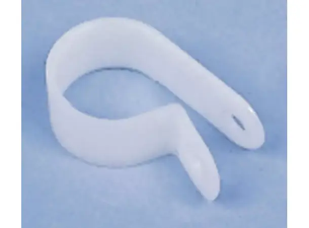 Rørklemme plast 17-18 mm 10x3 mm 5 stk 
