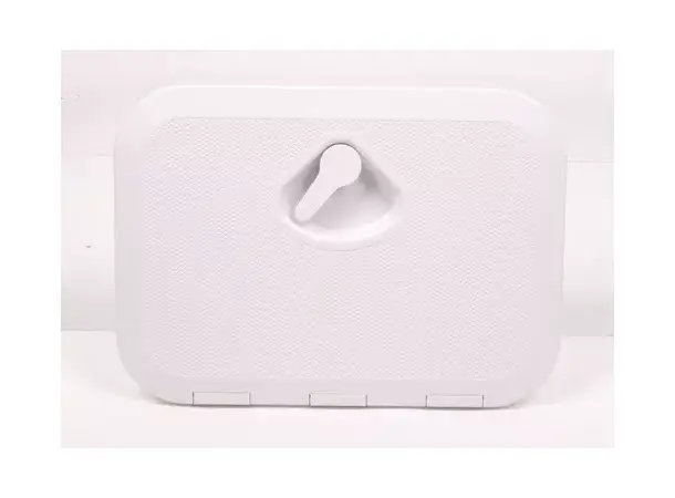 Sikringsdør hvit, 1 l åsepunkt 375x270 | Caravan.no