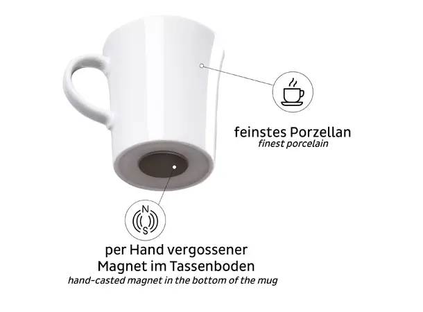Silwy magnetisk krus 370 ml – Sett på 2 stk | Caravan.no