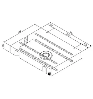 Universal vanntank 70 L