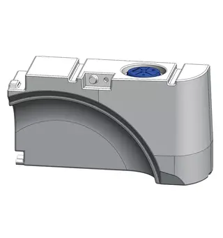 Vanntank til VW T5/T6 65 L Montering over venstre hjulbue bak