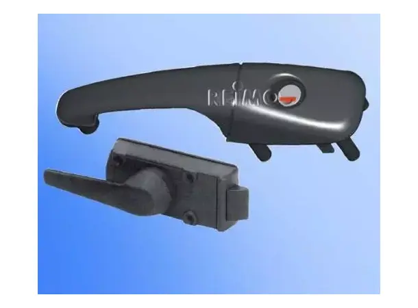 Zadi dørlås Caravan høyre svart | Caravan.no