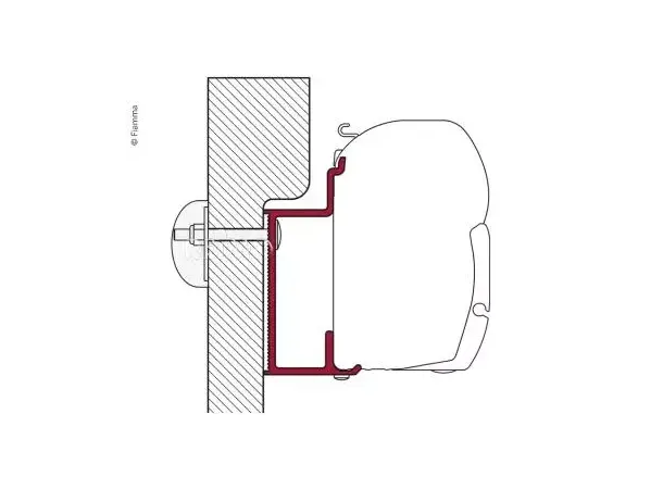 Fiamma adapter F45 Eura Mobil 98655-766 