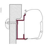 Fiamma adapter F45 Eura Mobil 98655-766