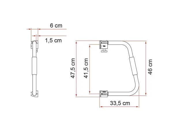 Fiamma dørsikring Security 46 – 03513A01 | Caravan.no