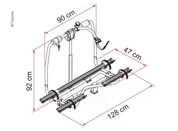 Fiamma rammestativ Car Comfort – For 2 sykler | Caravan.no