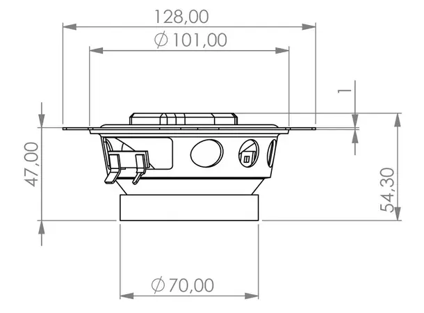 Jehnert koaksial høytaler Ø100 mm | Caravan.no